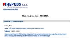 HEP OBAVIJEST