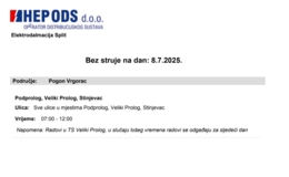 HEP OBAVIJEST