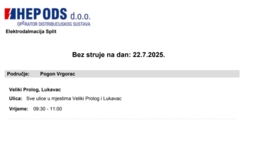 HEP OBAVIJEST