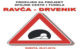 PROSVJED: TUNEL RAVČA - DRVENIK