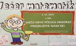 Večer matematike - poziv na radionicu