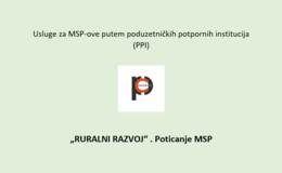 Projekt "RURALNI RAZVOJ" - MSP